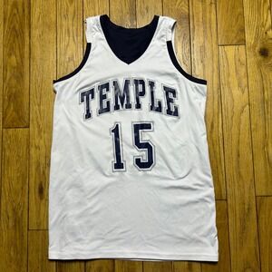 Holloway Temple University Reversible Basketball Jersey 15 Mens M Navy White